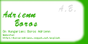 adrienn boros business card